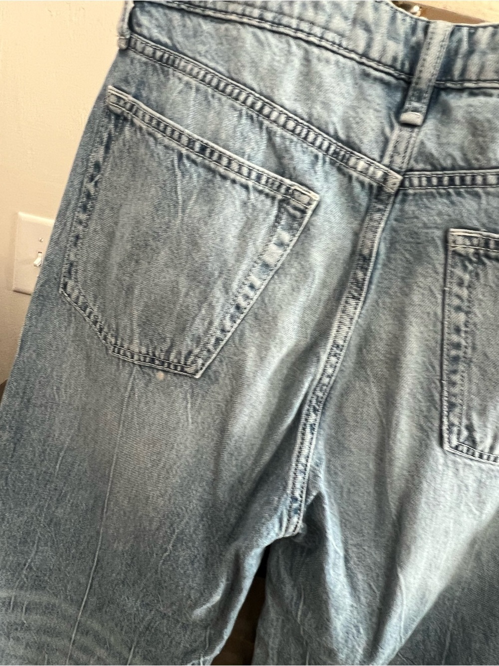 Rag & Bone Featherweight Logan Straight wide Leg Jeans - Picture 5 of 10